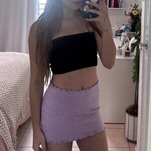 Tiger Mist Women's Purple and Black Skirt